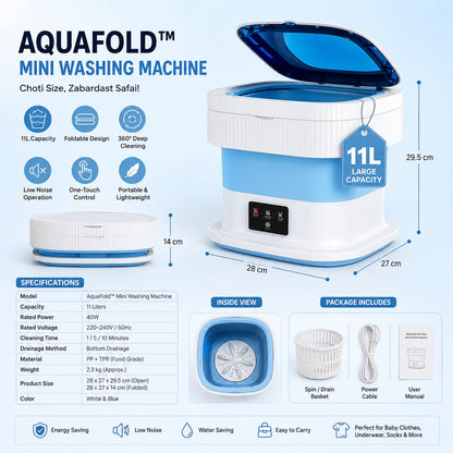 Portable Foldable Mini Washing Machine and Dryer: Your All-in-One Laundry Solution