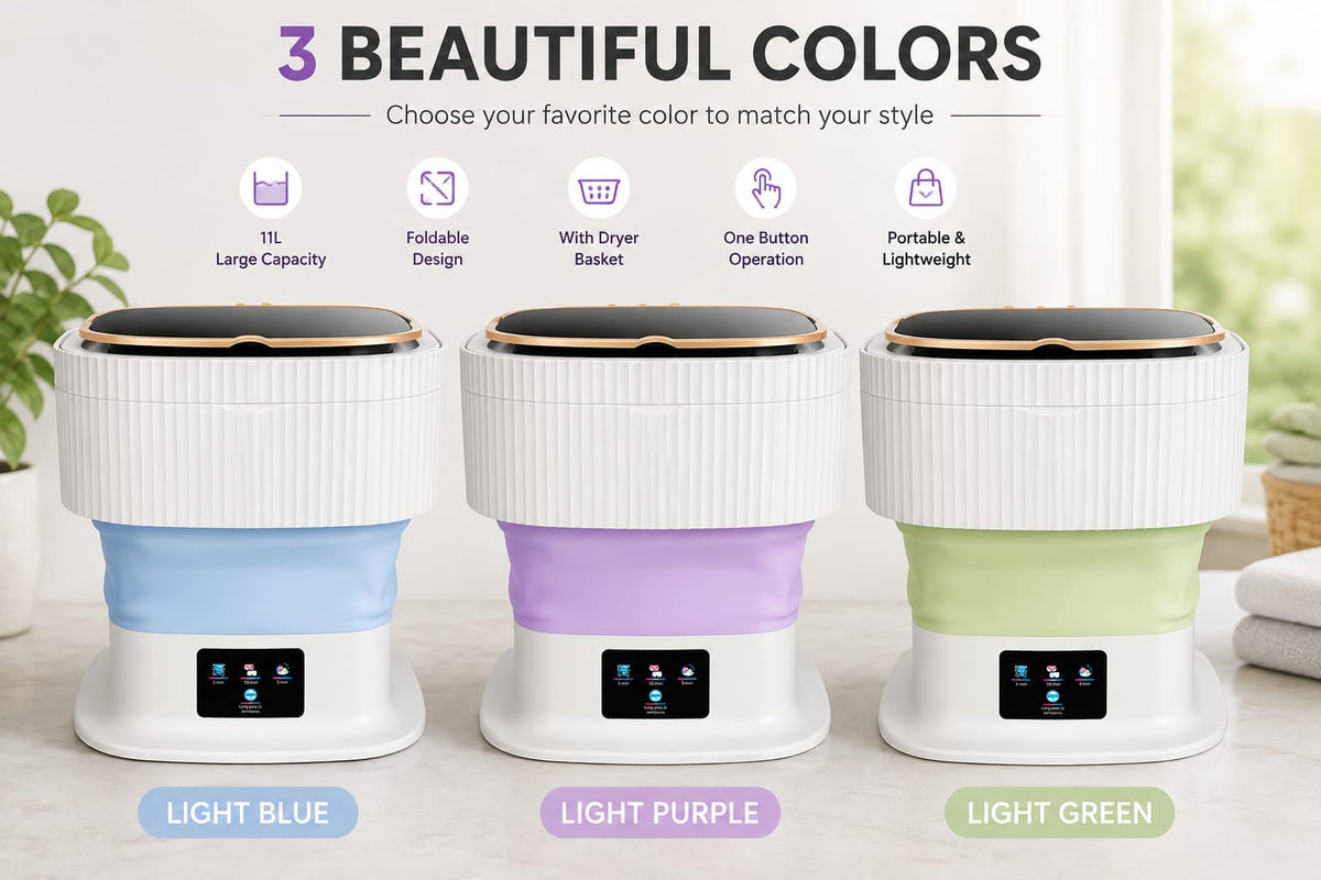 Portable Foldable Mini Washing Machine and Dryer: Your All-in-One Laundry Solution